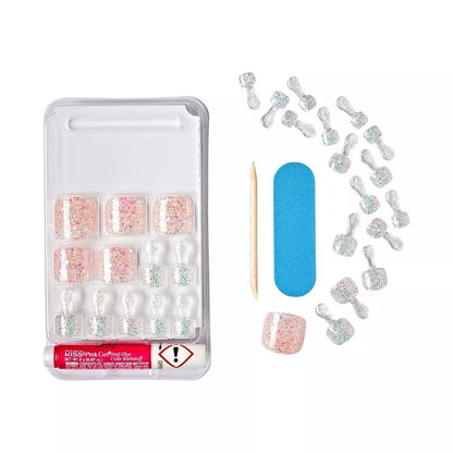 Kiss gel fantacy toe nails-FT02