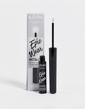 Nyx epic wear metallic lqd line-Silver metal