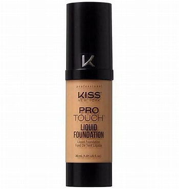 Kiss natural finish liquid foundation. Chestnut. KPLF420