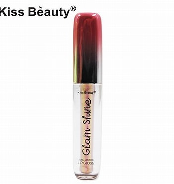 Kiss glam shine lip gloss. Rosy delight. KSLG07