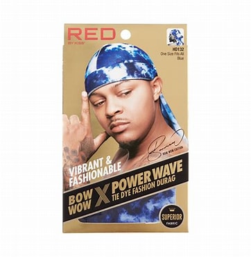 Red by kiss bow wow power wave tie dye durag. Blue. HD132