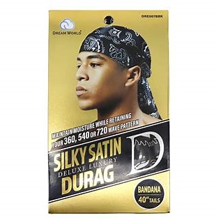 Silky Satin Durag.dre007bbk