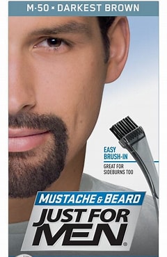 Just For Men Mustache & beard. Darkest brown. M-50