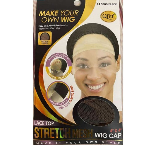 Stretch Mesh Wig Cap 4X4 LACE T