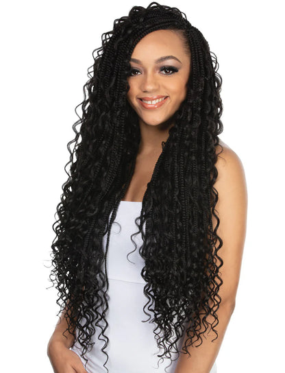 Harlem 125 kima Boho box braid 28“. 2x