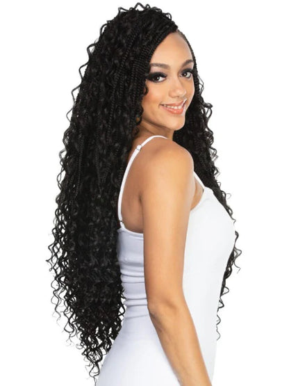 Harlem 125 kima Boho box braid 28“. 2x