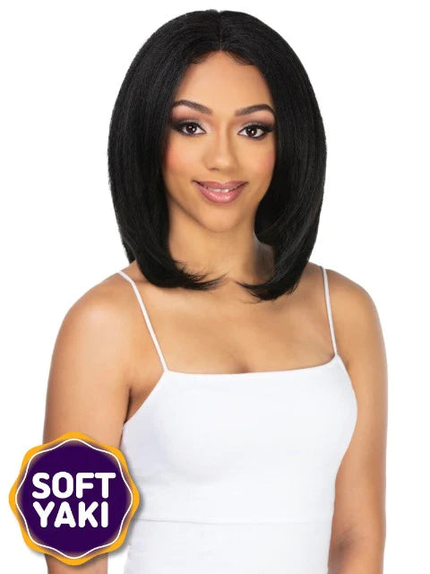 Harlem 125 soft yaki HD lace wig. 16" LHY01