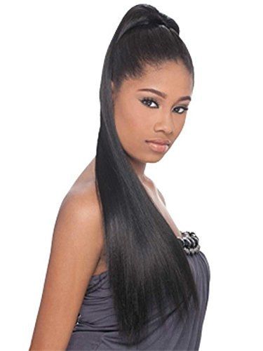 Model Model Equal Drawstring Ponytail Yaky Straight 24"